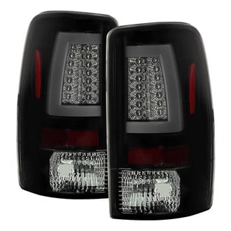 Spyder® - Driver and Passenger Side Black/Smoke Fiber Optic LED Tail Lights