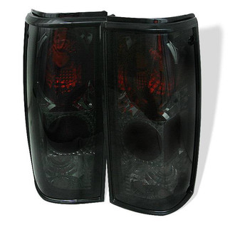 Spyder® ALT-YD-CS1082-SM - Driver and Passenger Side Chrome Red/Smoke Euro Tail Lights