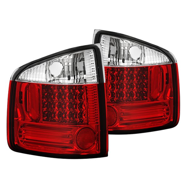 Spyder® - Chrome/Red LED Tail Lights