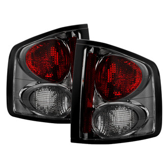 Spyder® - Driver and Passenger Side Chrome Red/Smoke Euro Tail Lights