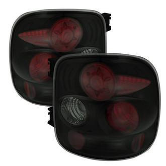 Spyder® - Driver and Passenger Side Black Red/Smoke Euro Tail Lights