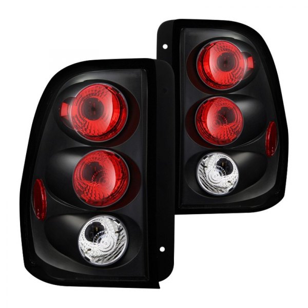 Spyder® - Black/Red Euro Tail Lights, Chevy Trailblazer