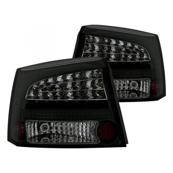 Spyder® - Black/Smoke LED Tail Lights, Dodge Charger