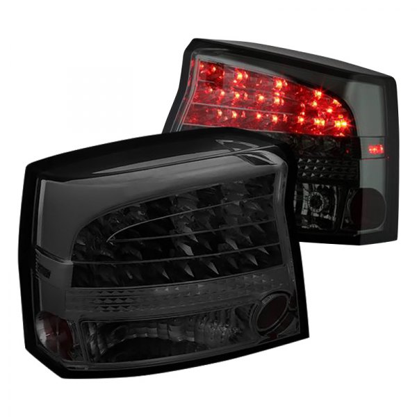 Spyder® - Chrome/Smoke LED Tail Lights, Dodge Charger