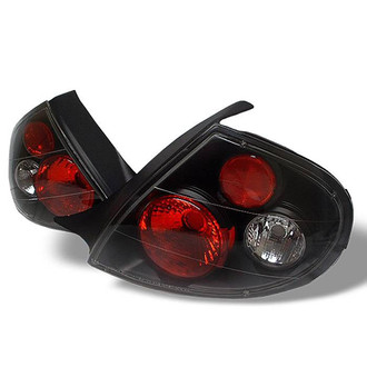 Spyder® - Driver and Passenger Side Black/Red Euro Tail Lights