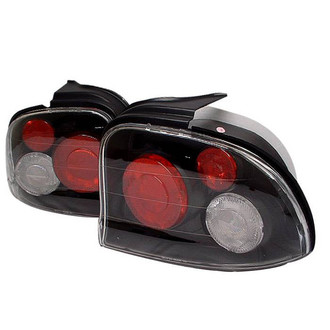 Spyder® - Driver and Passenger Side Black/Red Euro Tail Lights