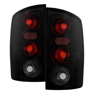 Spyder® - Driver and Passenger Side Black Red/Smoke Euro Tail Lights