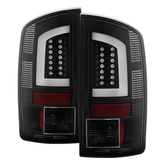 Spyder® - Driver and Passenger Side Black Fiber Optic LED Tail Lights