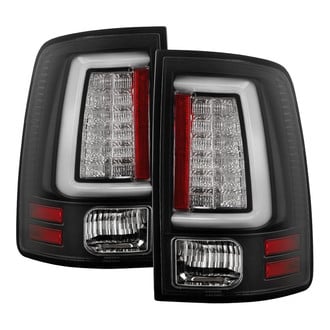 Spyder® - Driver and Passenger Side Black Fiber Optic LED Tail Lights