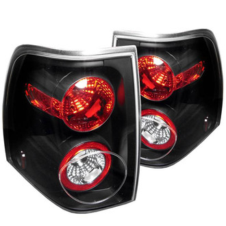 Spyder® - Driver and Passenger Side Black/Red Euro Tail Lights