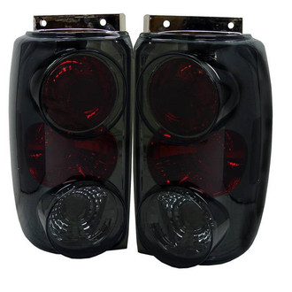 Spyder® - Driver and Passenger Side Black Red/Smoke Euro Tail Lights
