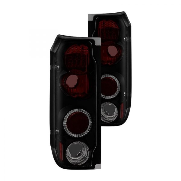 Spyder® - Black Red/Smoke Euro Tail Lights, Ford Bronco