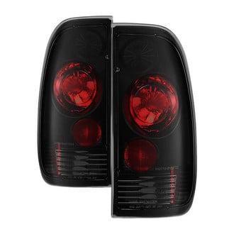 Spyder® - Driver and Passenger Side Black Red/Smoke Euro Tail Lights
