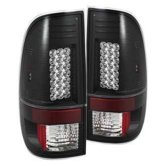 Spyder® - Driver and Passenger Side Black LED Tail Lights