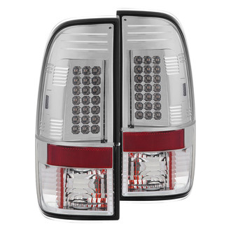 Spyder® ALT-YD-FF15097-LED-C - Driver and Passenger Side Chrome LED Tail Lights