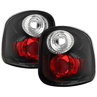 Spyder® - Driver and Passenger Side Black/Red Euro Tail Lights