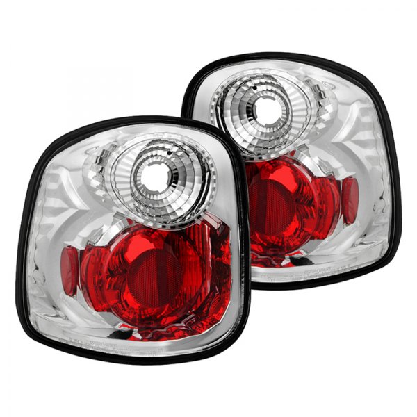 Spyder® - Chrome/Red Euro Tail Lights, Ford F-150