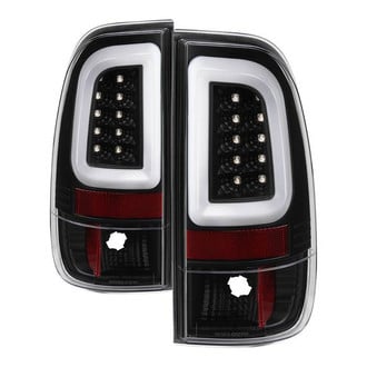Spyder® - Driver and Passenger Side Black Fiber Optic LED Tail Lights