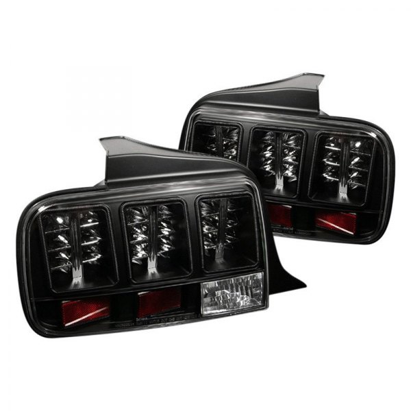1 PAIR Ford Model A Tail Lights with Stop Lens ALL BLACK