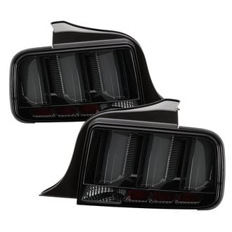 Spyder® - Driver and Passenger Side Black/Smoke Sequential Fiber Optic LED Tail Lights
