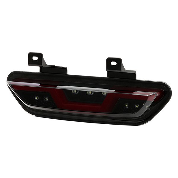 Spyder® - Black Red/Smoke Fiber Optic LED Backup Light, Ford Mustang
