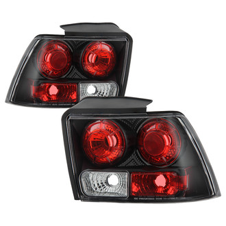 Spyder® - Driver and Passenger Side Black/Red Euro Tail Lights
