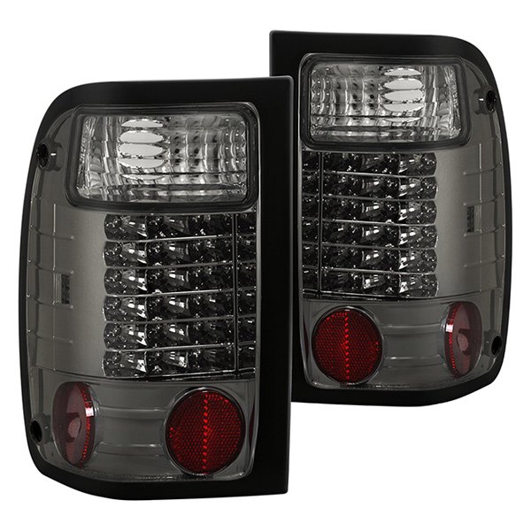 Spyder® - Chrome/Smoke LED Tail Lights, Ford Ranger