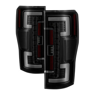 Spyder® - Driver and Passenger Side Black/Smoke Fiber Optic LED Tail Lights
