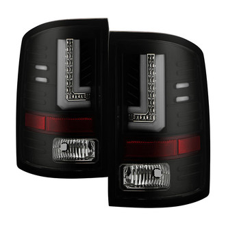 Spyder® - Driver and Passenger Side Black/Smoke Fiber Optic LED Tail Lights