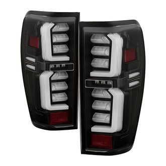 Spyder® - Driver and Passenger Side Black Fiber Optic LED Tail Lights