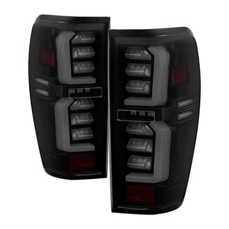 Spyder® - Driver and Passenger Side Black/Smoke Fiber Optic LED Tail Lights
