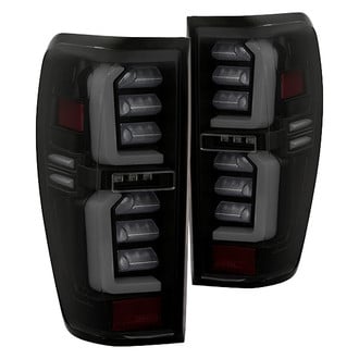 Spyder® - Driver and Passenger Side Black/Smoke Fiber Optic LED Tail Lights