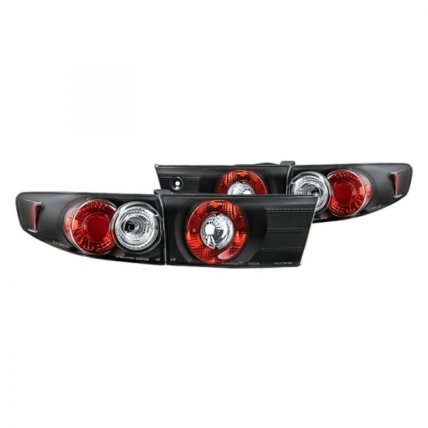 Spyder® - Black/Red Euro Tail Lights, Honda Accord