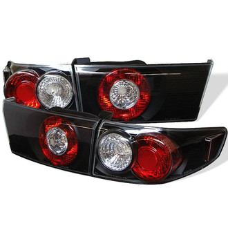 Spyder® - Driver and Passenger Side Black/Red Euro Tail Lights