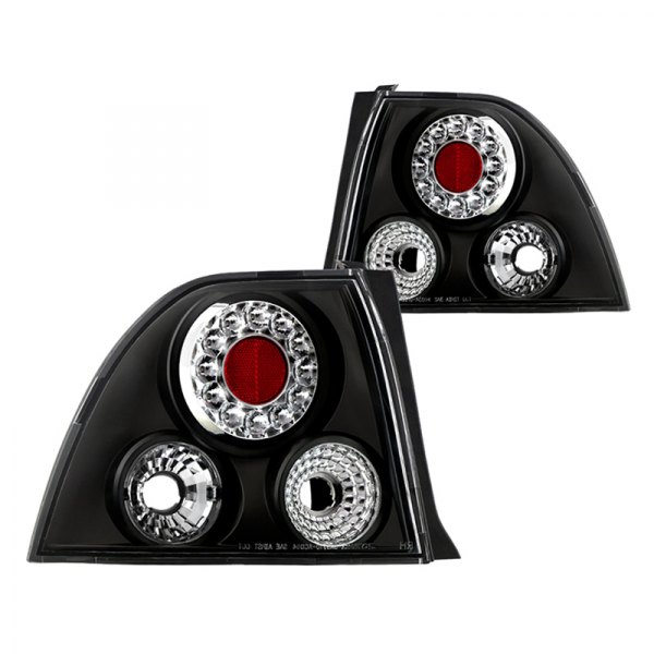 Spyder® - Black/Red LED Tail Lights, Honda Accord