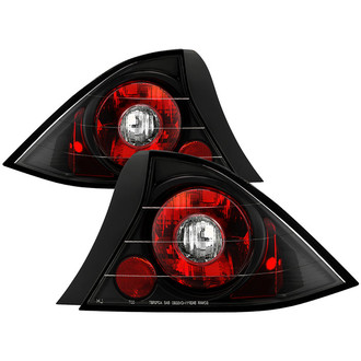 Spyder® - Driver and Passenger Side Black/Red Euro Tail Lights
