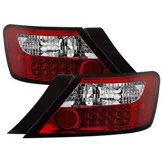Spyder® - Driver and Passenger Side Chrome/Red LED Tail Lights