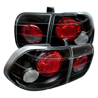 Spyder® - Driver and Passenger Side Black/Red Euro Tail Lights