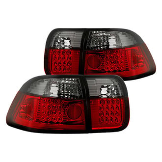 Spyder® - Driver and Passenger Side Chrome Red/Smoke LED Tail Lights