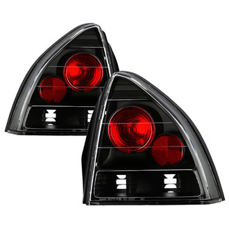 Spyder® - Driver and Passenger Side Black/Red Euro Tail Lights