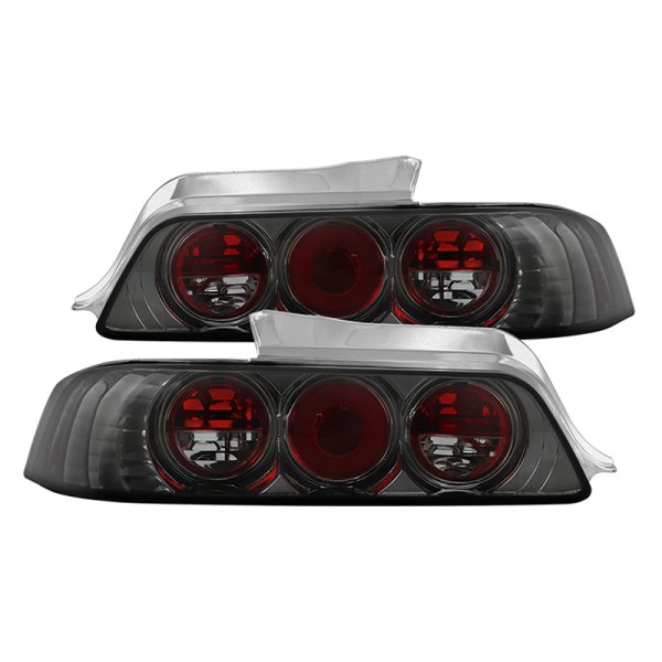 Spyder® - Chrome Red/Smoke Euro Tail Lights, Honda Prelude