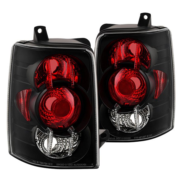 Spyder® - Black/Red Euro Tail Lights, Jeep Grand Cherokee