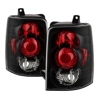 Spyder® - Driver and Passenger Side Black/Red Euro Tail Lights