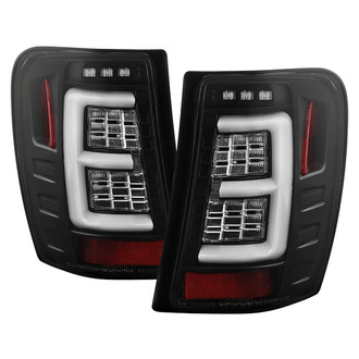 Spyder® - Driver and Passenger Side Black Fiber Optic LED Tail Lights