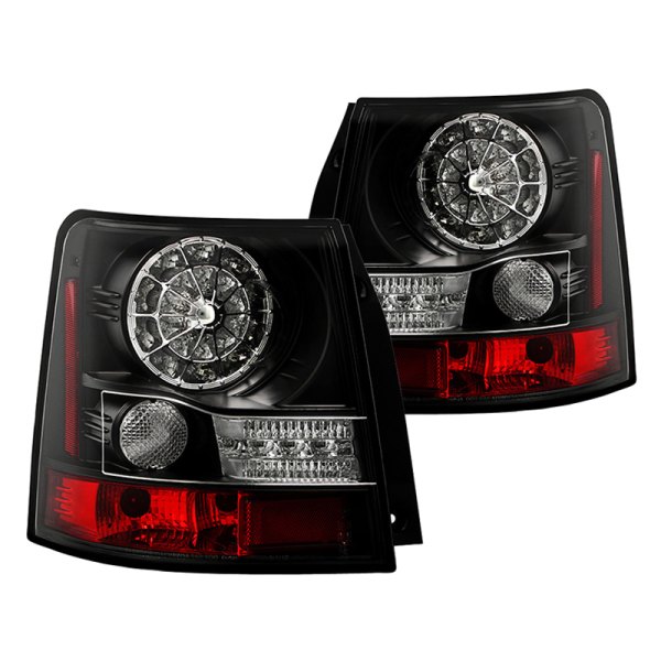 Spyder® - Black/Red LED Tail Lights, Land Rover Range Rover Sport