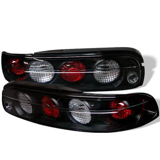 Spyder® - Driver and Passenger Side Black/Red Euro Tail Lights