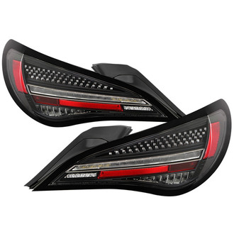 Spyder® - Driver and Passenger Side Black Sequential Fiber Optic LED Tail Lights