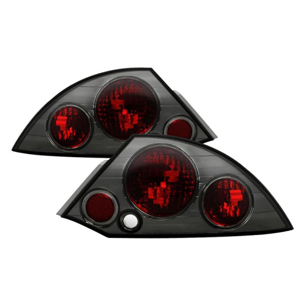 Spyder® - Black Red/Smoke Euro Tail Lights, Mitsubishi Eclipse