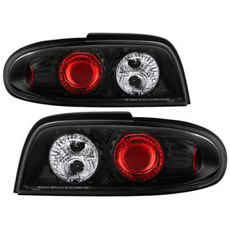 Spyder® - Driver and Passenger Side Black/Red Euro Tail Lights