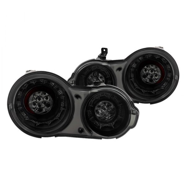 Spyder® - Chrome/Smoke LED Tail Lights, Nissan GT-R